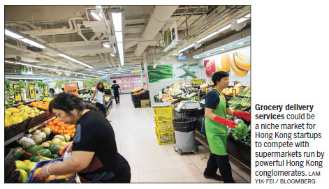 Grocery delivery provides food for thought for HK startups