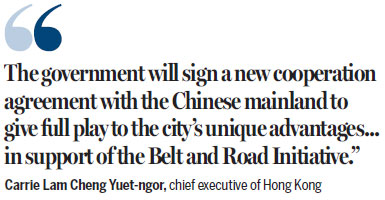 HK, mainland to sign fresh B&R agreement