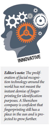 Facial, fingerprinting tech locked in a duel