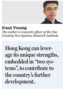 Hong Kong's uniqueness defines its role in nation's development