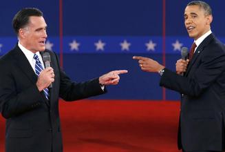 美总统候选人举行第二场辩论