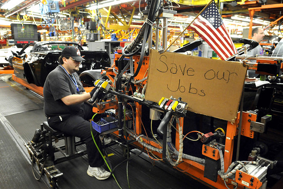 美国工厂工人图片