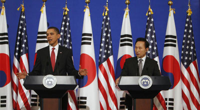 韩美首脑就朝核问题达成共识 美国特使下月初访朝