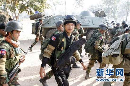 泰国柬埔寨军队在争议地区第三次交火