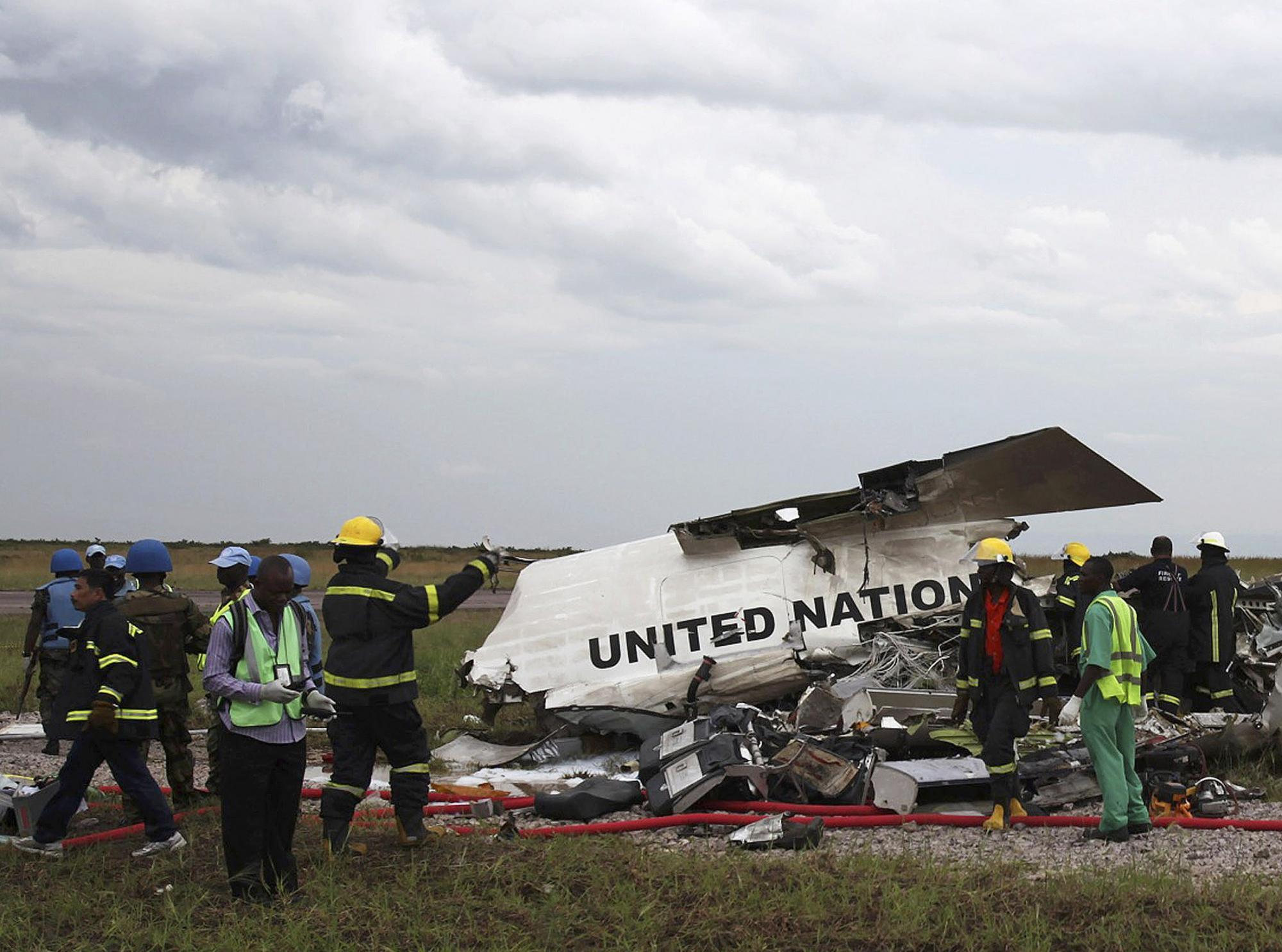 联合国飞机在刚果（金）坠毁 32人遇难一人幸存