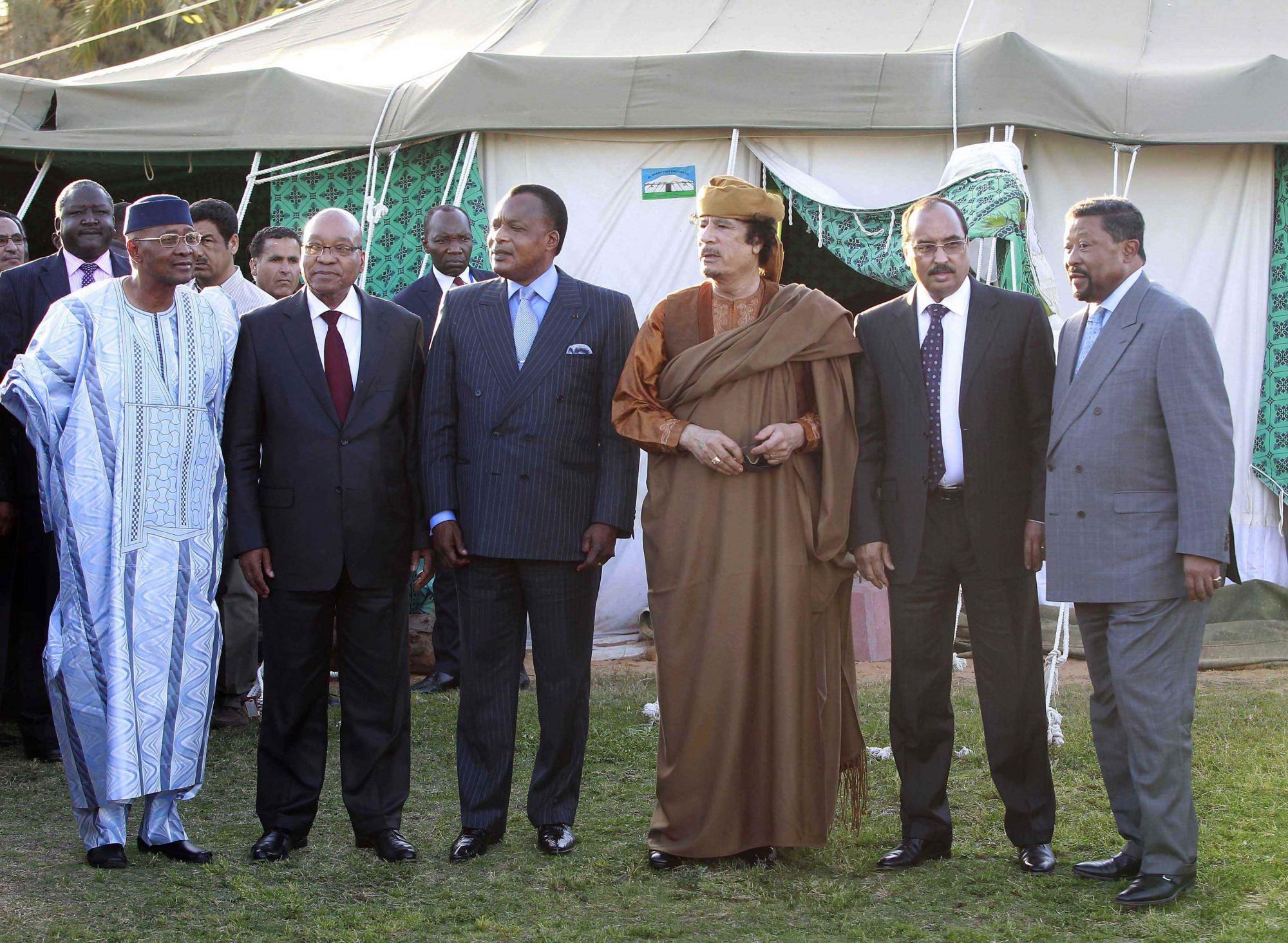 南非总统称卡扎菲接受停火路线图 科特迪瓦前总统被捉