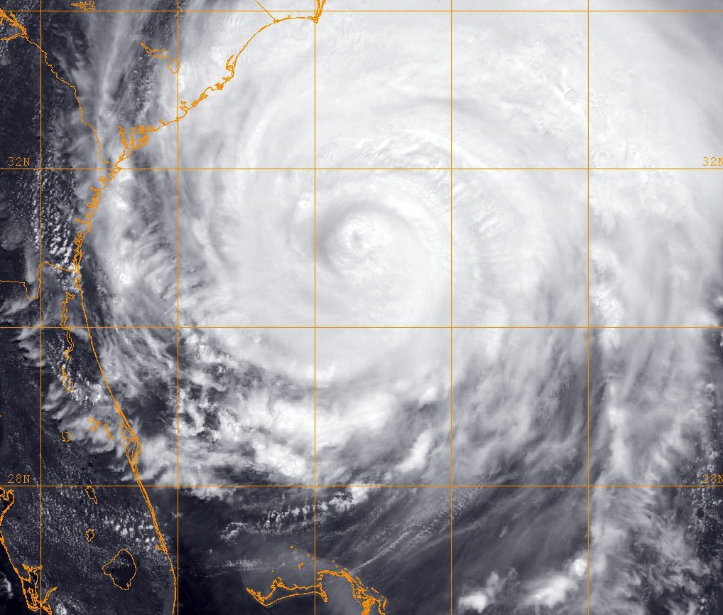 组图：飓风“艾琳”袭击美国东海岸 民众淡定应对