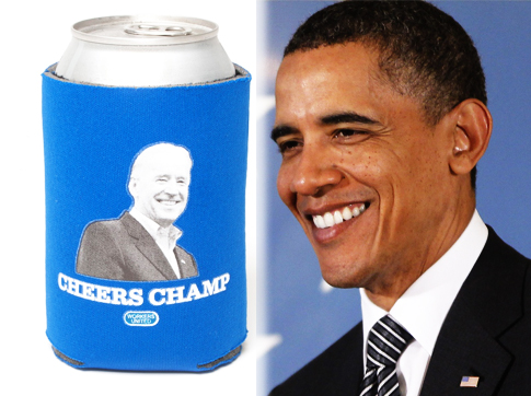奥巴马微博叫卖“副总统杯套” 为竞选连任筹款造势