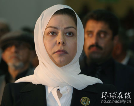 也门为伊拉克已故总统萨达姆举行仪式，纪念他去世40天。萨达姆的女儿出席了纪念仪式