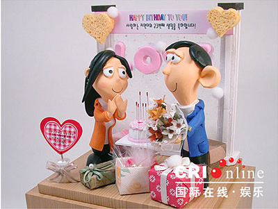 七夕情人节人偶巧克力