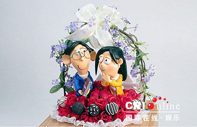 七夕情人节人偶巧克力