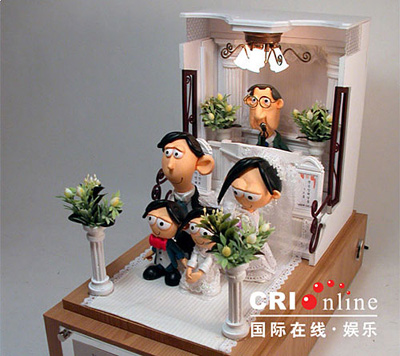 七夕情人节人偶巧克力