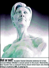 希拉里半裸雕像将在纽约性博物馆展出