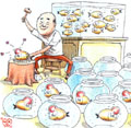 制造绣球鱼