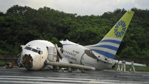 遭雷击客机乘客回忆“惊魂一刻” 驾驶员表现出色