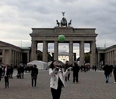德国5学生研发能扔球形相机 可拍360度全景炫酷图片