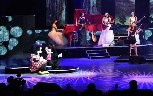 米老鼠、白雪公主初登朝鲜舞台 迪士尼称未授权形象使用