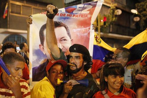 查韦斯成功连任委内瑞拉总统 赢得54%选票