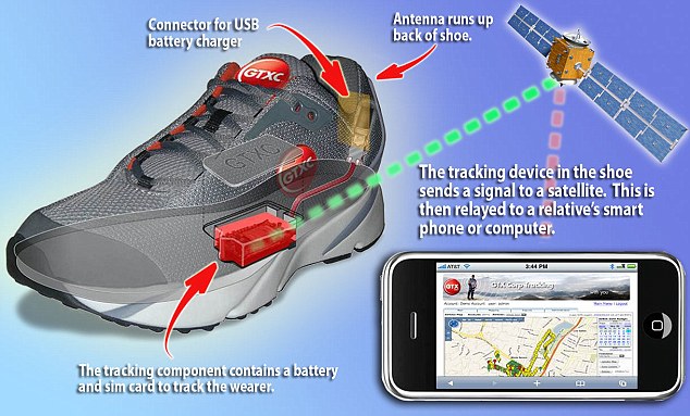 美GPS定位鞋打入英市场 防止老年痴呆症患者走失