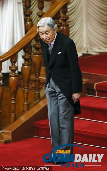 日本天皇出席第184届饮食大会开幕式（高清组图）