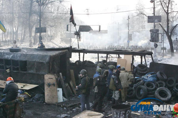 乌克兰不撤消反抗议法 反对派须28日前回复总统提议