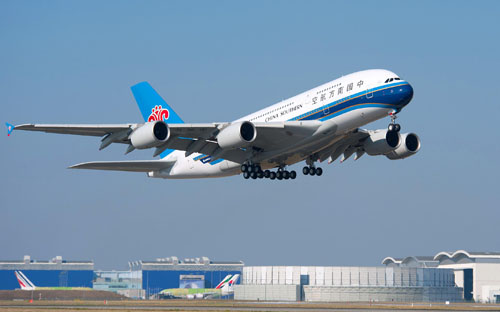 南航a380客机十月执飞国际航线