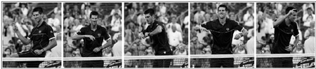 Djokovic hits 60 wins at injury-plagued US Open
