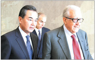 Foreign Minister Wang makes the rounds at UN