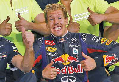 Vettel hopes to avoid fine for steady diet of donuts