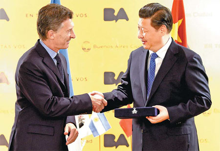 Xi: Ties with Buenos Aires stand 'at new starting point'