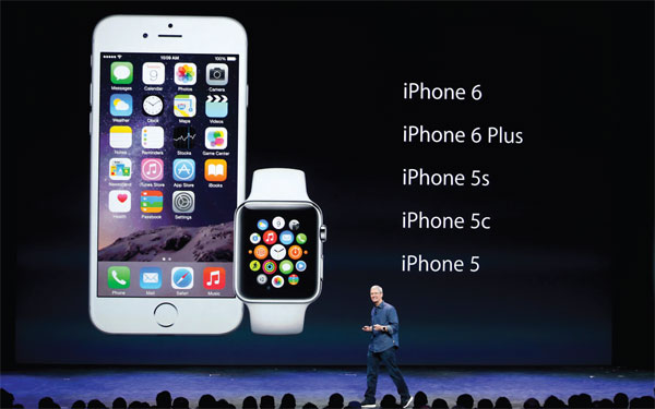 Apple unveils 2 new iPhones, watch and payment system
