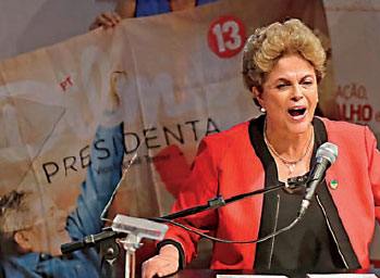 Rousseff complains of 'coup mongering'