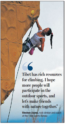 Top female rock climber wins gold, again and again