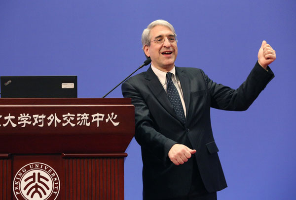 Yale president lauds ties with Peking University
