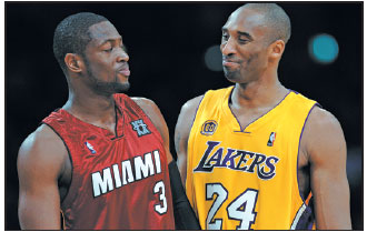 Wade cherishes first game against Kobe