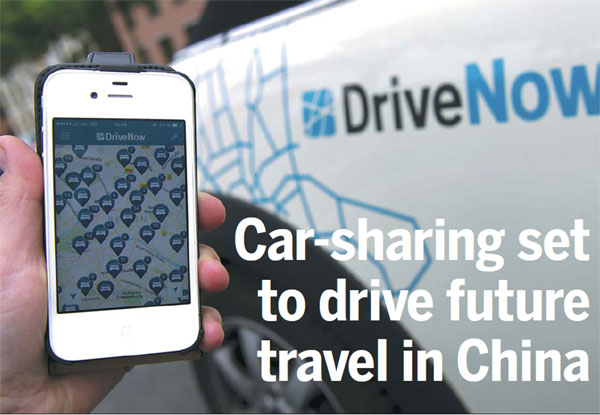Car-sharing set to drive future travel in China