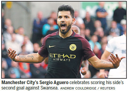 Guardiola wants Aguero to get even better after victory