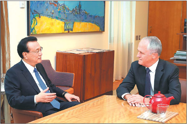 China, Australia to safeguard global trade