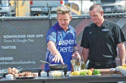 Celebrity chef Ramsay gives NASCAR taste of the 'F' word