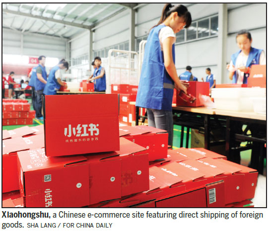 Online retail boom has reduced overseas shopping