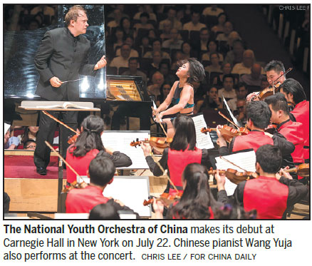 Chinese youth orchestra debuts in US, holds tour back home