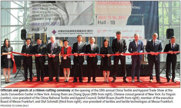 Chinese, US textile companies share worldview