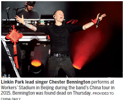 Linkin Park lead singer is mourned