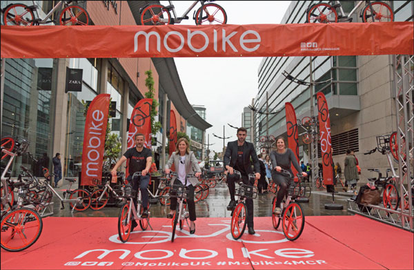 UK city joins the Mobike chain