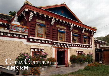 Palace of north Tibetan-area—Dawu house