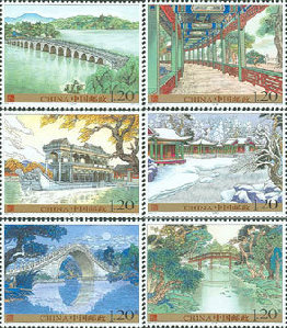 World cultural heritages on stamps