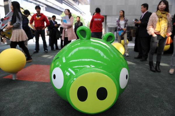 Angry birds land in Shanghai