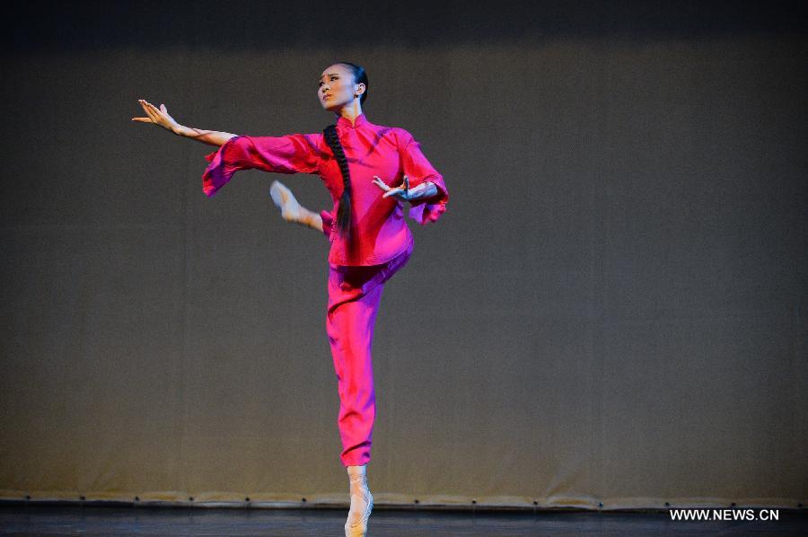 China National Ballet performs at Beijing Institute of Fashion Technology