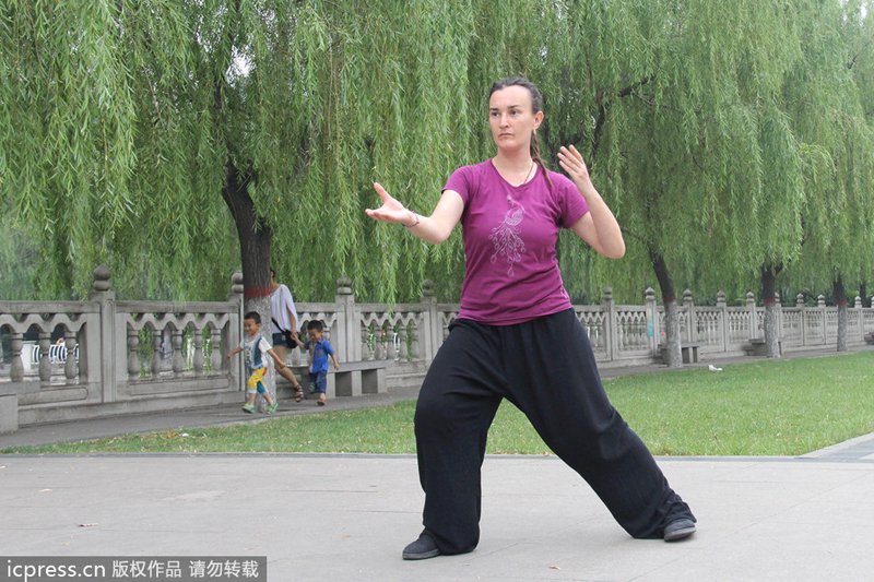 UK woman fulfills tai chi China dream