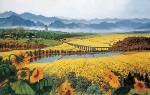 Beauty of Tianshan Mountain on show in Beijing